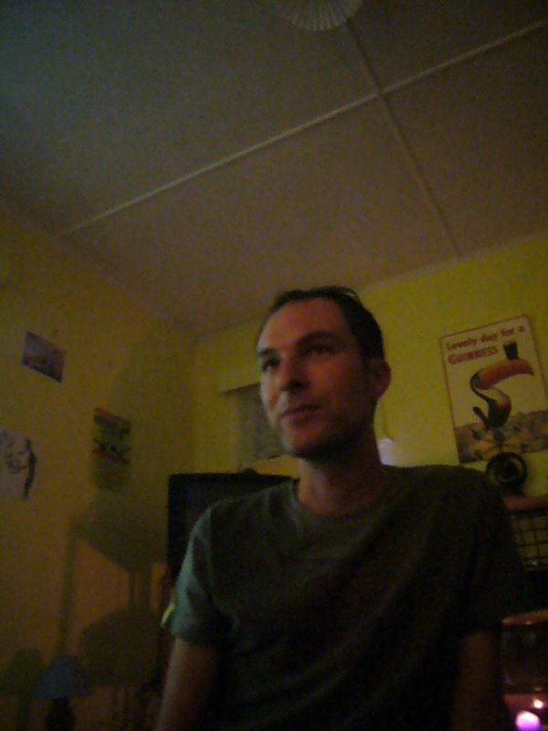 At Andy's place